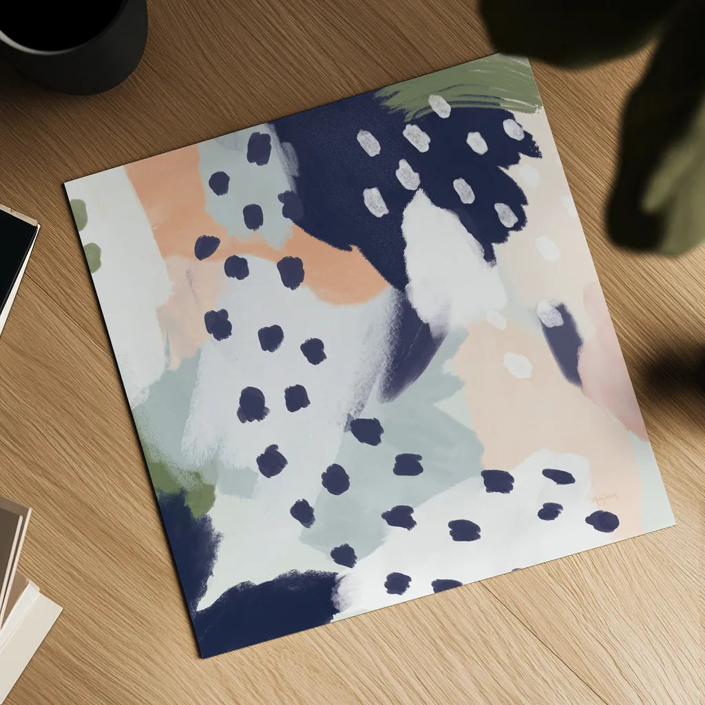 Pastel Life II Crop by Mary Urban. Shown as a detailed flat fine art print, highlighting archival giclee quality. Available as an archival giclee rolled canvas, fine art paper, or poster print. SKU 48100a.