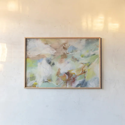 Possibilities by Mary Urban. shown as a paper print in a natural frame. Available as a archival giclee rolled canvas, fine art paper, or poster print. SKU 56264i.