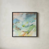 Possibilities II Crop by Mary Urban. Shown in a sleek black glass frame for a contemporary gallery look. Available as an archival giclee rolled canvas, fine art paper, or poster print. SKU 57489a.