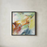 Possibilities III Crop by Mary Urban. Shown in a sleek black glass frame for a contemporary gallery look. Available as an archival giclee rolled canvas, fine art paper, or poster print. SKU 57490a.