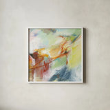 Possibilities III Crop by Mary Urban. Shown in a crisp white glass frame for a clean and minimalist style. Available as an archival giclee rolled canvas, fine art paper, or poster print. SKU 57490a.