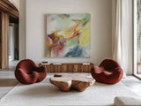 Possibilities III Crop by Mary Urban. Shown as extra-large giant wall art in a modern living room. Available as an archival giclee rolled canvas, fine art paper, or poster print. SKU 57490a.