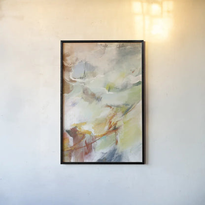 Possibilities III Light by Mary Urban. shown as a paper print in a black flame. Available as a archival giclee rolled canvas, fine art paper, or poster print. SKU 79820h.