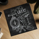 Retro Bakery Chalk I by Mary Urban. Shown as a detailed flat fine art print, highlighting archival giclee quality. Available as an archival giclee rolled canvas, fine art paper, or poster print. SKU 19849a.