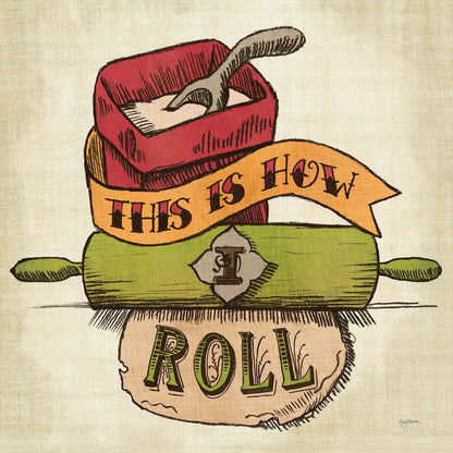 Retro Bakery Color III by Mary Urban. SKU 16016a. Archival Giclee Fine art print for wall decor.