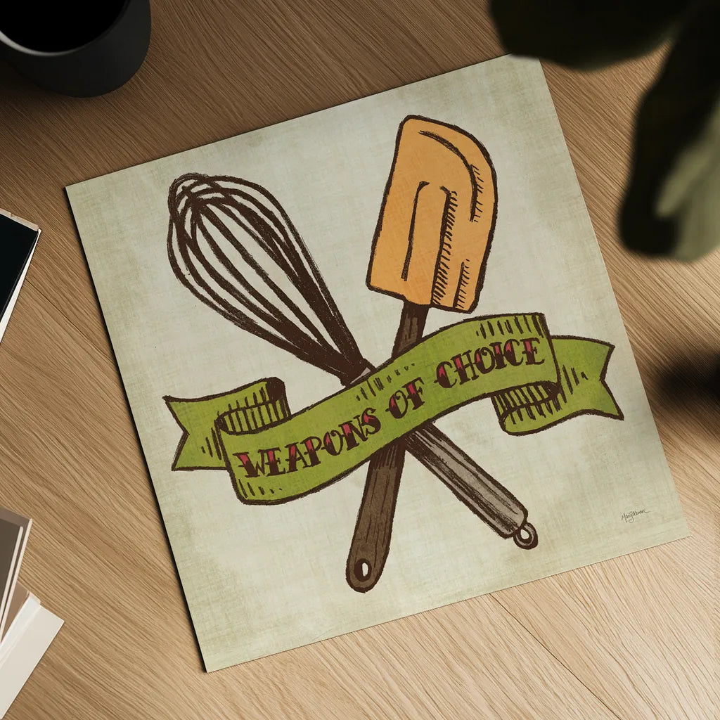 Retro Bakery Color IV by Mary Urban. Shown as a detailed flat fine art print, highlighting archival giclee quality. Available as an archival giclee rolled canvas, fine art paper, or poster print. SKU 15994a.