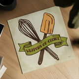 Retro Bakery Color IV by Mary Urban. Shown as a detailed flat fine art print, highlighting archival giclee quality. Available as an archival giclee rolled canvas, fine art paper, or poster print. SKU 15994a.