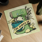 Retro Bakery Green II by Mary Urban. Shown as a detailed flat fine art print, highlighting archival giclee quality. Available as an archival giclee rolled canvas, fine art paper, or poster print. SKU 19193a.