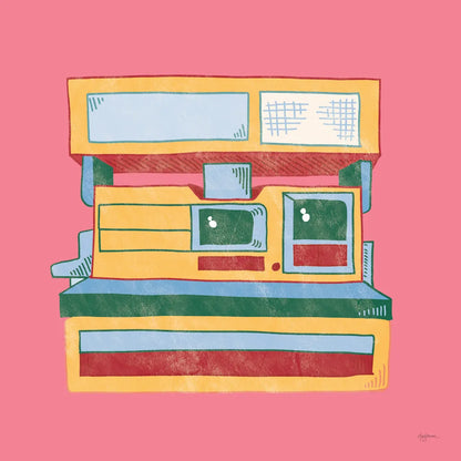 Retro Polaroid No Words Dark by Mary Urban. SKU 60982a. Archival Giclee Fine art print for wall decor.