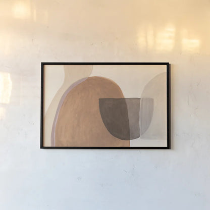 Sandy Balance II by Mary Urban. shown as a paper print in a black flame. Available as a archival giclee rolled canvas, fine art paper, or poster print. SKU 59881i.