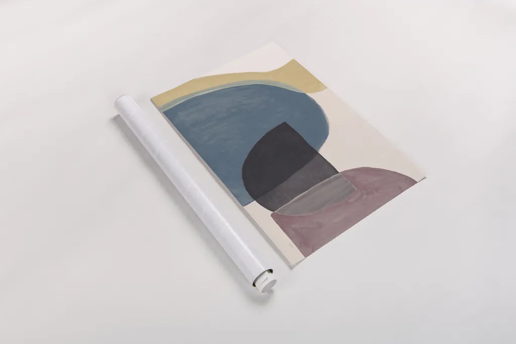 Sandy Balance II Dark by Mary Urban. shown as a rolled paper print. Available as archival giclee rolled canvas, fine art paper, or poster print. SKU 66731i.