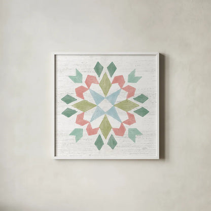 Seaside Petals VI by Mary Urban. Shown in a crisp white glass frame for a clean and minimalist style. Available as an archival giclee rolled canvas, fine art paper, or poster print. SKU 66329a.