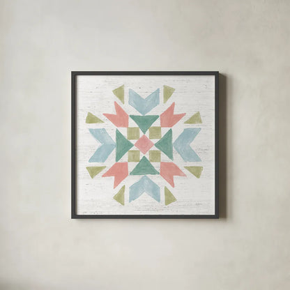 Seaside Petals VII by Mary Urban. Shown in a sleek black glass frame for a contemporary gallery look. Available as an archival giclee rolled canvas, fine art paper, or poster print. SKU 66330a.