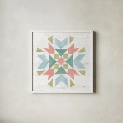 Seaside Petals VII by Mary Urban. Shown in a crisp white glass frame for a clean and minimalist style. Available as an archival giclee rolled canvas, fine art paper, or poster print. SKU 66330a.