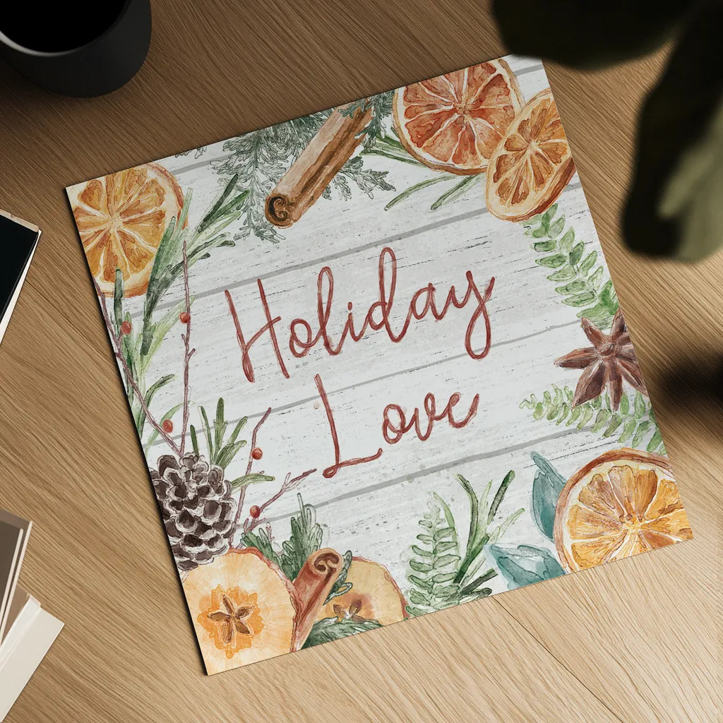 Seasonal Market IV by Mary Urban. Shown as a detailed flat fine art print, highlighting archival giclee quality. Available as an archival giclee rolled canvas, fine art paper, or poster print. SKU 67471a.