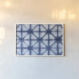 Shiboriscapes II by Mary Urban. shown as a paper print in a white frame. Available as a archival giclee rolled canvas, fine art paper, or poster print. SKU 73754i.
