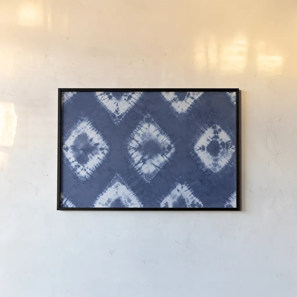 Shiboriscapes III by Mary Urban. shown as a paper print in a black flame. Available as a archival giclee rolled canvas, fine art paper, or poster print. SKU 73755i.