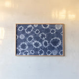Shiboriscapes IV by Mary Urban. shown as a paper print in a natural frame. Available as a archival giclee rolled canvas, fine art paper, or poster print. SKU 73756i.
