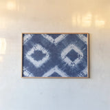 Shiboriscapes IX by Mary Urban. shown as a paper print in a natural frame. Available as a archival giclee rolled canvas, fine art paper, or poster print. SKU 73761i.