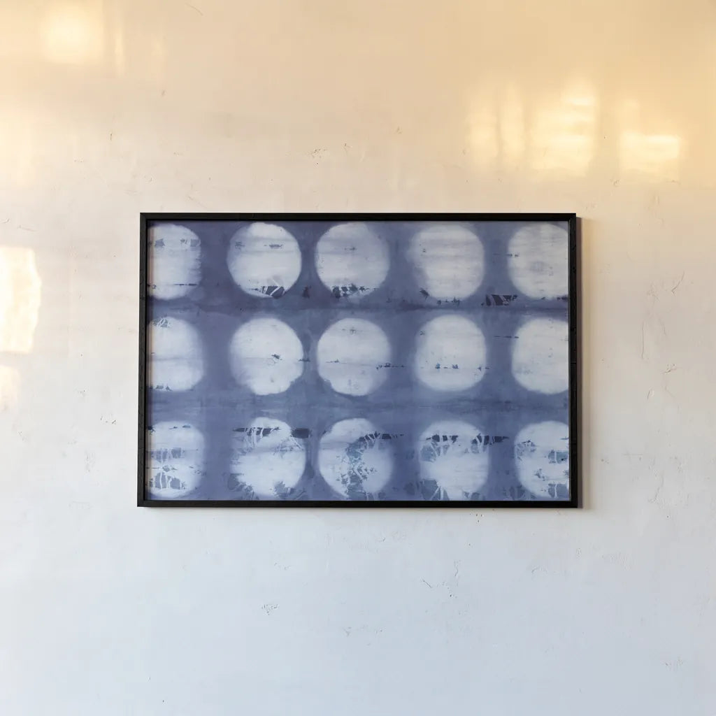 Shiboriscapes VI by Mary Urban. shown as a paper print in a black flame. Available as a archival giclee rolled canvas, fine art paper, or poster print. SKU 73758i.