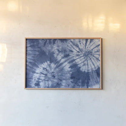 Shiboriscapes VII by Mary Urban. shown as a paper print in a natural frame. Available as a archival giclee rolled canvas, fine art paper, or poster print. SKU 73759i.