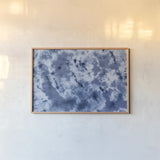 Shiboriscapes X by Mary Urban. shown as a paper print in a natural frame. Available as a archival giclee rolled canvas, fine art paper, or poster print. SKU 73762i.