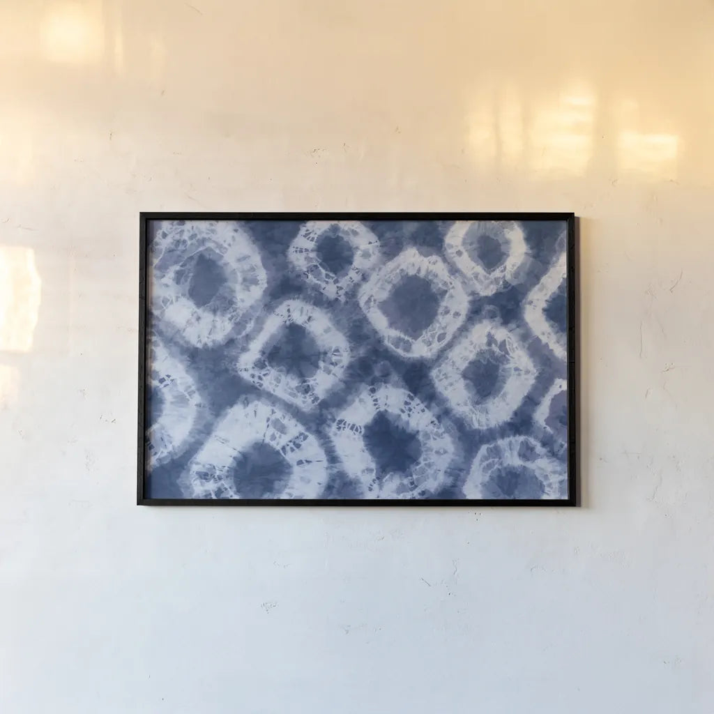 Shiboriscapes XI by Mary Urban. shown as a paper print in a black flame. Available as a archival giclee rolled canvas, fine art paper, or poster print. SKU 73763i.