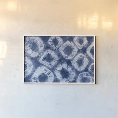 Shiboriscapes XI by Mary Urban. shown as a paper print in a white frame. Available as a archival giclee rolled canvas, fine art paper, or poster print. SKU 73763i.