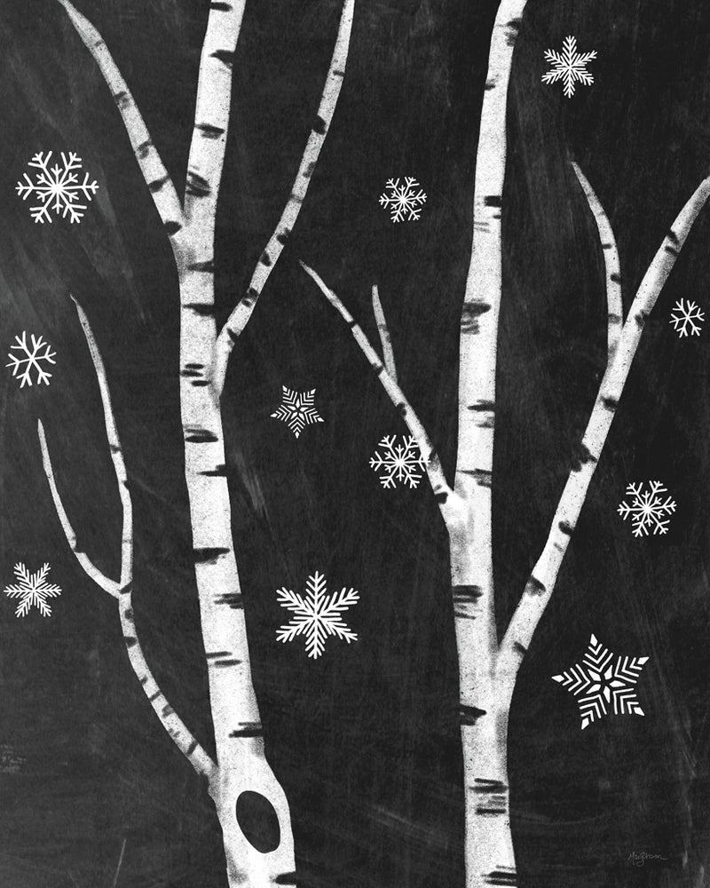 Snowy Birches IV by Mary Urban