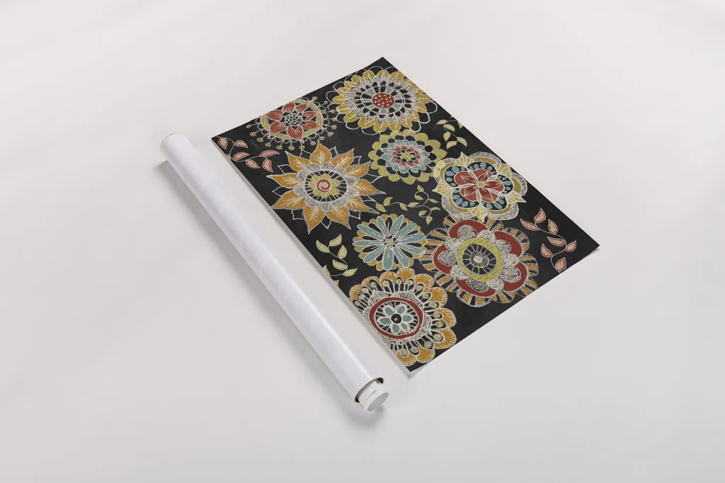 Stay Happy Spice III by Mary Urban. shown as a rolled paper print. Available as archival giclee rolled canvas, fine art paper, or poster print. SKU 19847i.