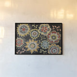 Stay Happy Spice III by Mary Urban. shown as a paper print in a black flame. Available as a archival giclee rolled canvas, fine art paper, or poster print. SKU 19847i.