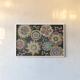 Stay Happy Spice III by Mary Urban. shown as a paper print in a white frame. Available as a archival giclee rolled canvas, fine art paper, or poster print. SKU 19847i.