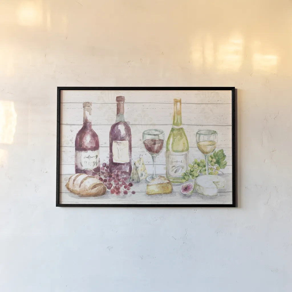 Sweet Vines I by Mary Urban. shown as a paper print in a black flame. Available as a archival giclee rolled canvas, fine art paper, or poster print. SKU 61034i.