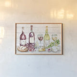 Sweet Vines I by Mary Urban. shown as a paper print in a natural frame. Available as a archival giclee rolled canvas, fine art paper, or poster print. SKU 61034i.