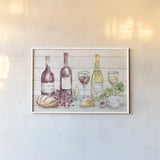 Sweet Vines I by Mary Urban. shown as a paper print in a white frame. Available as a archival giclee rolled canvas, fine art paper, or poster print. SKU 61034i.