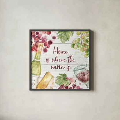 Sweet Vines IV by Mary Urban. Shown in a sleek black glass frame for a contemporary gallery look. Available as an archival giclee rolled canvas, fine art paper, or poster print. SKU 61037a.