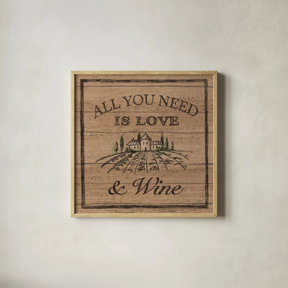 Sweet Vines VII by Mary Urban. Shown in a natural wood glass frame for a timeless modern aesthetic. Available as an archival giclee rolled canvas, fine art paper, or poster print. SKU 61040a.