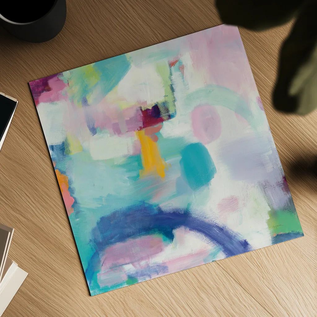 Trial and Airy Bright by Mary Urban. Shown as a detailed flat fine art print, highlighting archival giclee quality. Available as an archival giclee rolled canvas, fine art paper, or poster print. SKU 37424a.