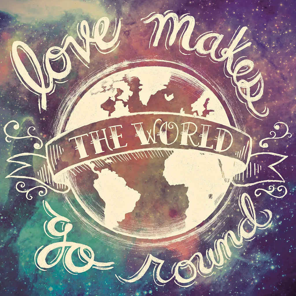 Universe Galaxy Love Makes by Mary Urban. SKU 18444a. Archival Giclee Fine art print for wall decor.