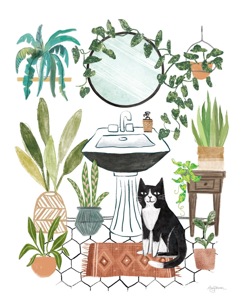 Urban Jungle Bath I Pet by Mary Urban