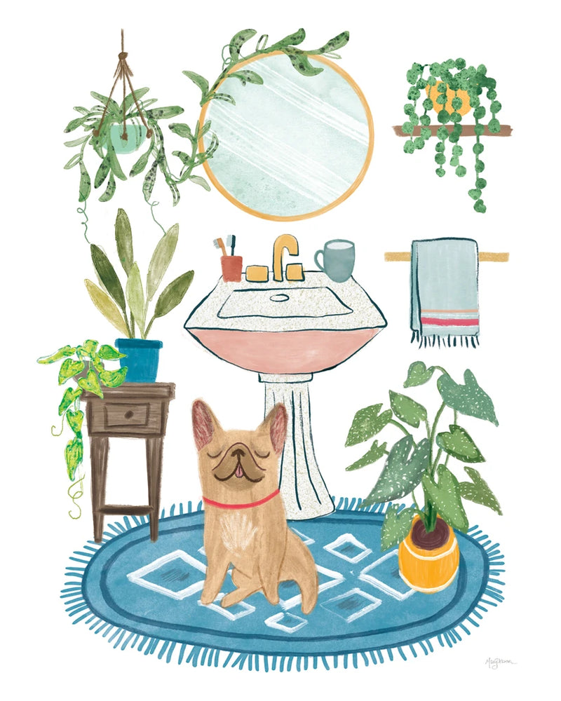 Urban Jungle Bath III Pet by Mary Urban