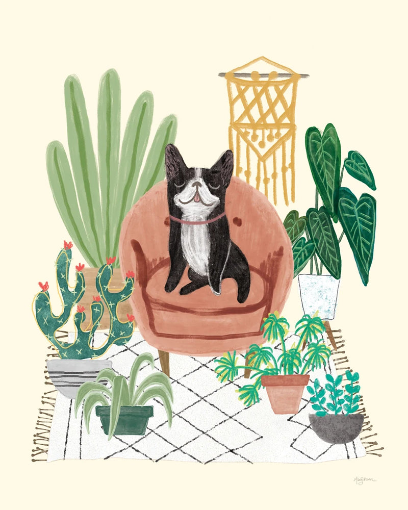 Urban Jungle Dogs V by Mary Urban