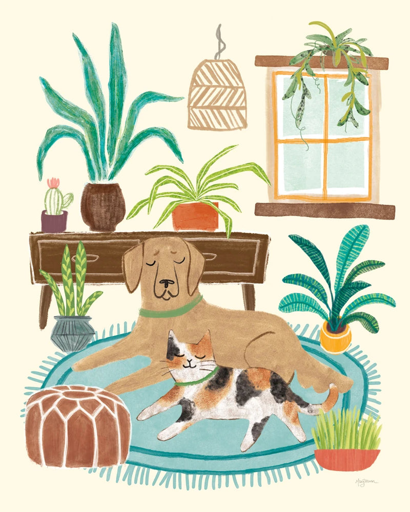 Urban Jungle Pals I by Mary Urban