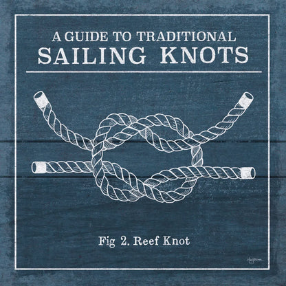 Vintage Sailing Knots III by Mary Urban. SKU 33540a. Archival Giclee Fine art print for wall decor.