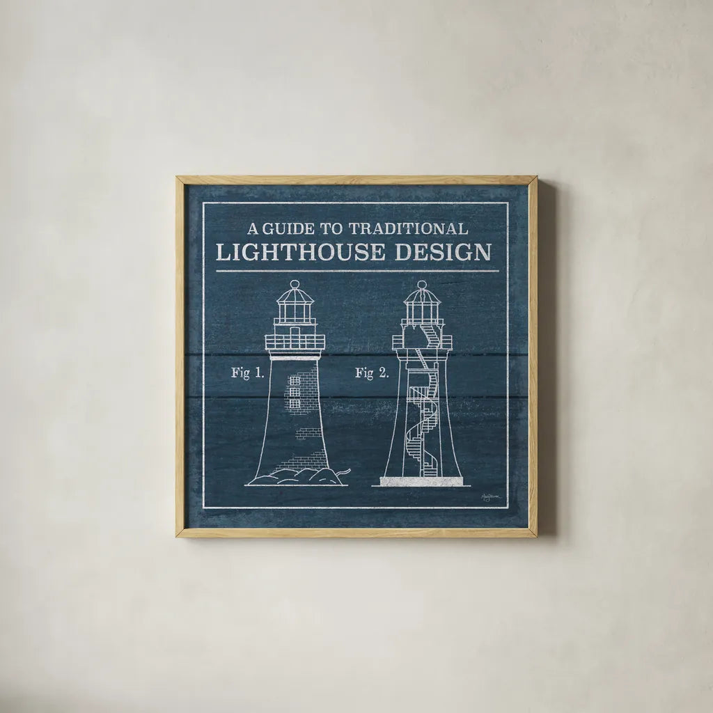 Vintage Sailing Knots IX by Mary Urban. Shown in a natural wood glass frame for a timeless modern aesthetic. Available as an archival giclee rolled canvas, fine art paper, or poster print. SKU 54514a.