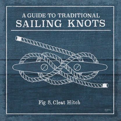 Vintage Sailing Knots VII by Mary Urban. SKU 33544a. Archival Giclee Fine art print for wall decor.