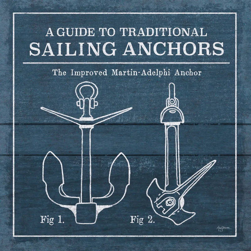 Vintage Sailing Knots XII by Mary Urban. SKU 54517a. Archival Giclee Fine art print for wall decor.