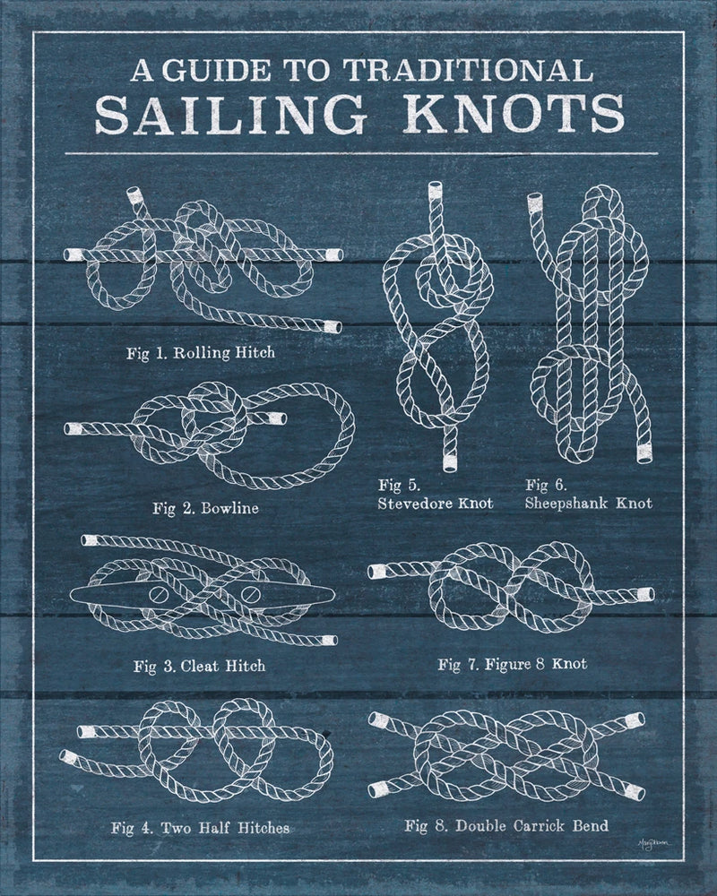 Vintage Sailing Knots XIII by Mary Urban