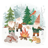 Woodland Gnomes II by Mary Urban. SKU 73390a. Archival Giclee Fine art print for wall decor.