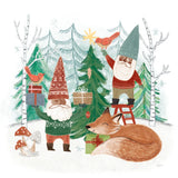 Woodland Gnomes VI by Mary Urban. SKU 73696a. Archival Giclee Fine art print for wall decor.